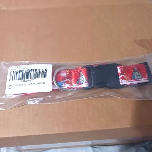 Christmas Dog collar - Picture 2 of 3